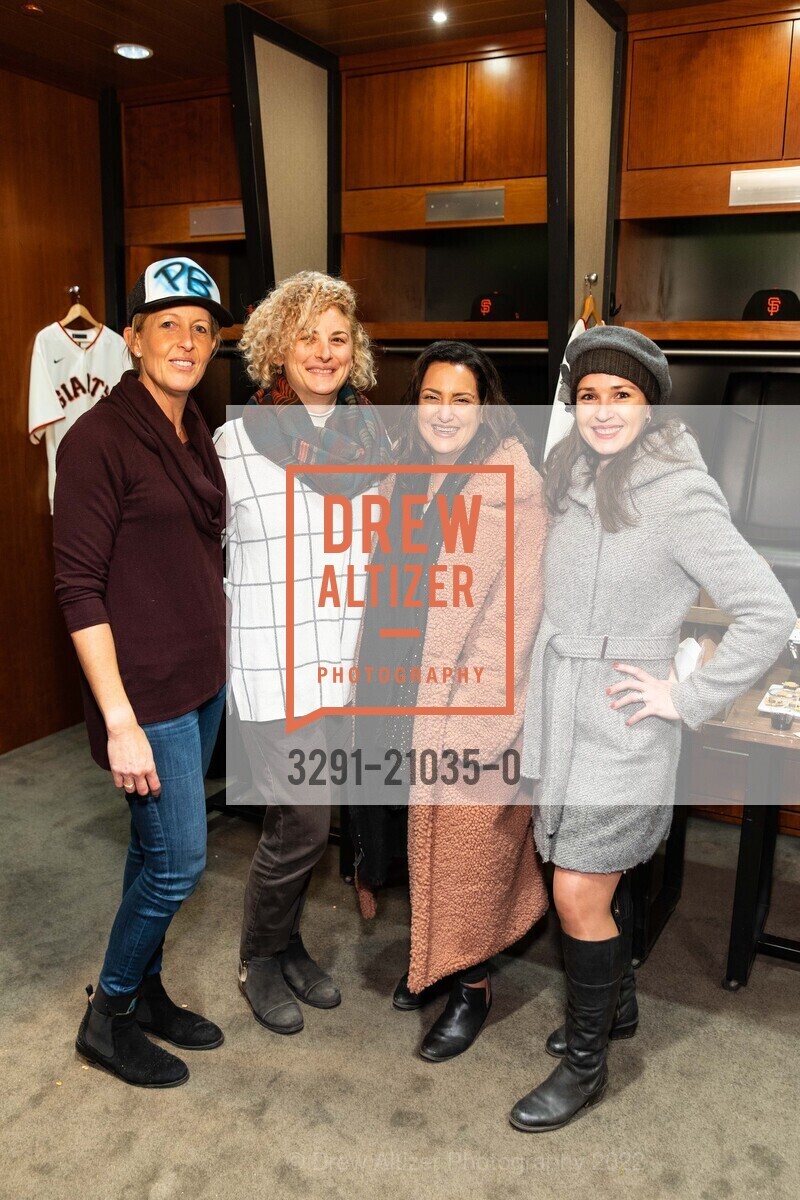 Leigh Pyle, Dana Hartman Ngaloafe, Daphne Melendez, Aurelie de la Broise, Holiday Heroes 2022 benefitting Wender Weis Foundation for Children, Oracle Park, December 6th, 2022, Photo #3291-21035-0 Leigh Pyle, Dana Hartman Ngaloafe, Daphne Melendez, Aurelie de la Broise, Photo #3291-21035-0