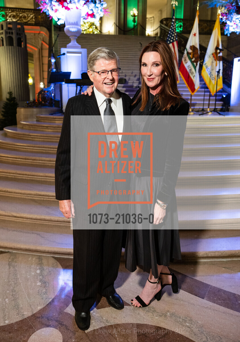 Richard Barker, Danielle St.Germain, Consular Corps 2022 Holiday Party, City Hall. 1 Dr Carlton B Goodlett Place, December 7th, 2022, Photo #1073-21036-0 Richard Barker, Danielle St.Germain, Photo #1073-21036-0