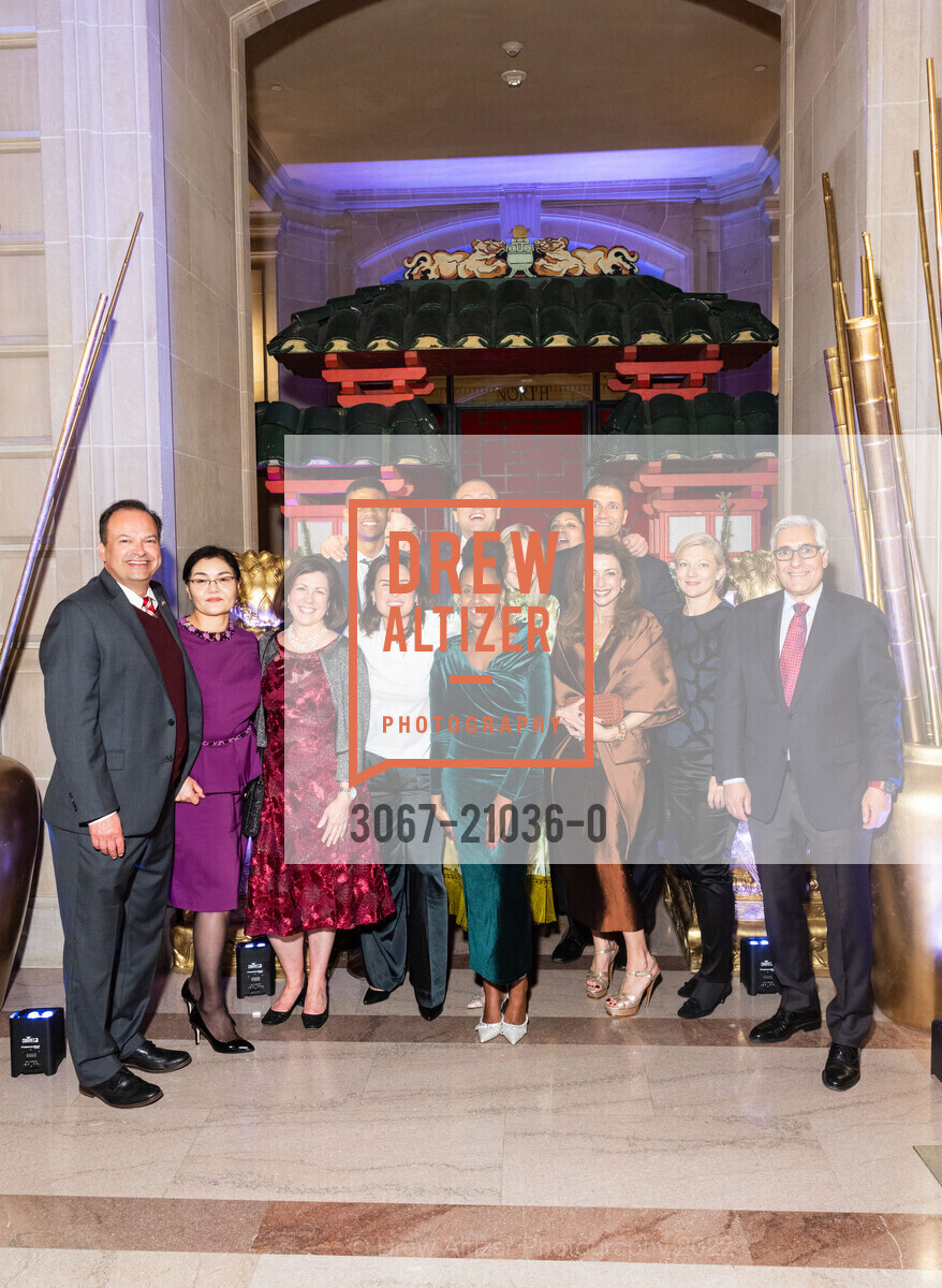 Clayton Stanger, Urga Bandikhuu, Fatima Stanger, Meron Foster, Marc Guirand, Levan Beridze, Mary Beth Shimmon, Maryam Muduroglu, Daniel Da Cruz, Natalia Da Cruz, David Shimmon, Consular Corps 2022 Holiday Party, City Hall. 1 Dr Carlton B Goodlett Place, December 7th, 2022, Photo #3067-21036-0 Clayton Stanger, Urga Bandikhuu, Fatima Stanger, Meron Foster, Marc Guirand, Levan Beridze, Mary Beth Shimmon, Maryam Muduroglu, Daniel Da Cruz, Natalia Da Cruz, David Shimmon, Photo #3067-21036-0