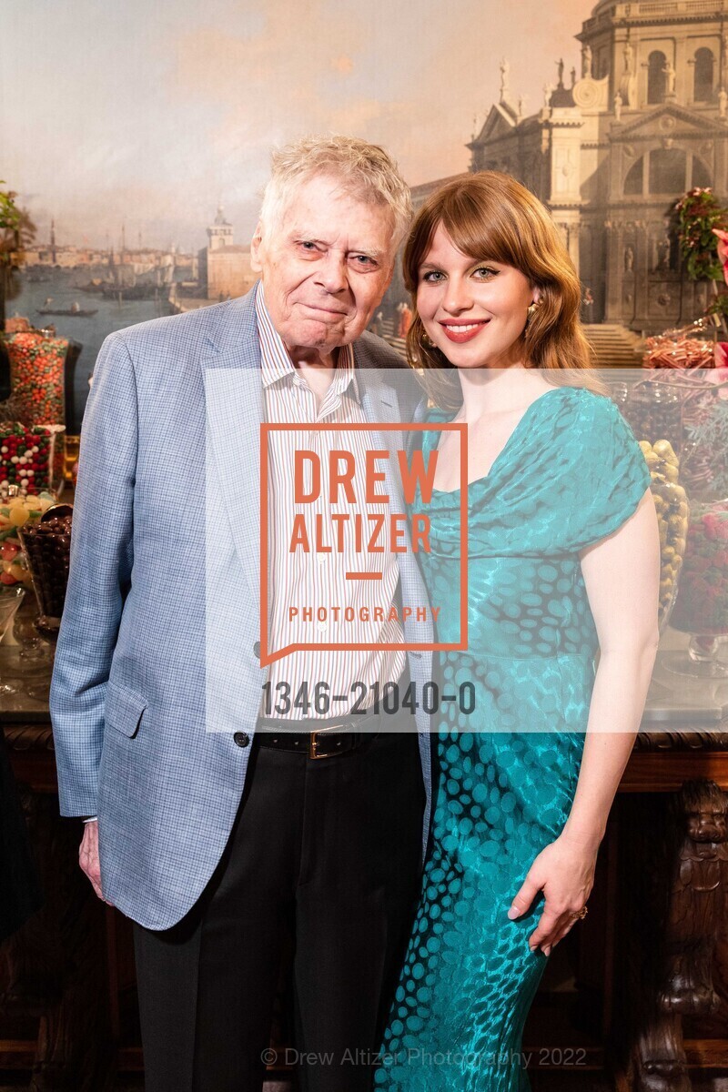 Gordon P. Getty, Ivy Getty, Gordon Getty's 89th Birthday Party, 2880 Broadway, December 10th, 2022, Photo #1346-21040-0 Gordon P. Getty, Ivy Getty, Photo #1346-21040-0