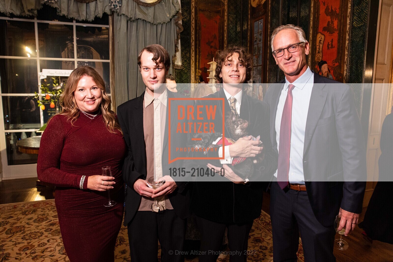 Jennifer Nagle, Tobias Alexander Engel, Taylor Nagle, Gordon Getty's 89th Birthday Party, 2880 Broadway, December 10th, 2022, Photo #1815-21040-0 Jennifer Nagle, Tobias Alexander Engel, Taylor Nagle, Photo #1815-21040-0