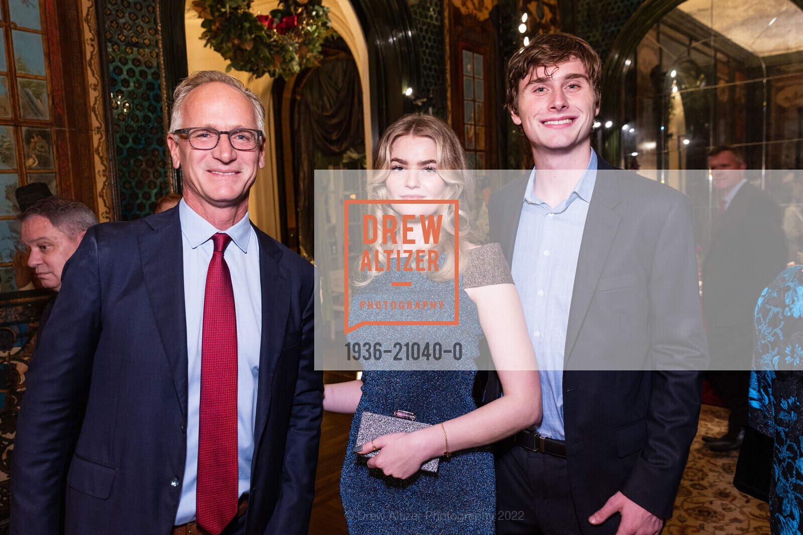 Taylor Nagle, Hannah Schrank, Nicholas Getty, Gordon Getty's 89th Birthday Party, 2880 Broadway, December 10th, 2022, Photo #1936-21040-0 Taylor Nagle, Hannah Schrank, Nicholas Getty, Photo #1936-21040-0