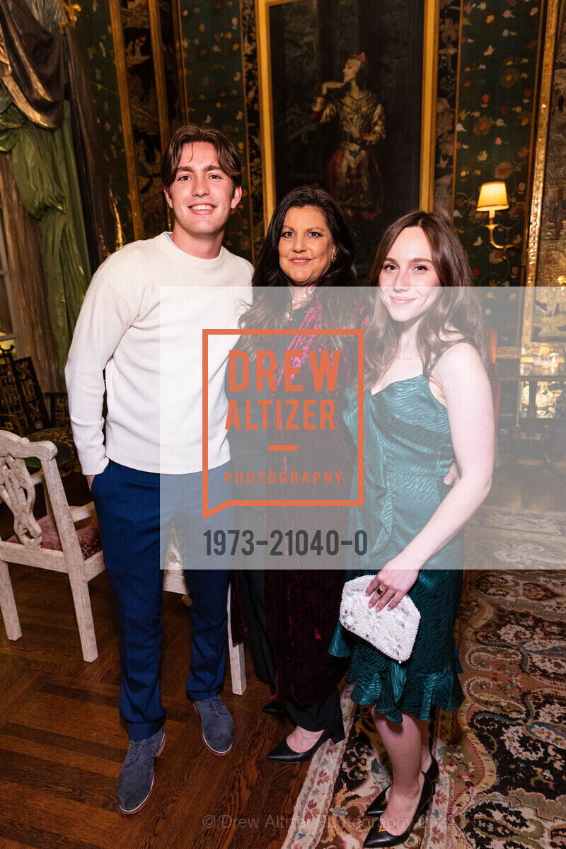 Lachlan McBride, Lonna Corder, Jessica Nascimento, Gordon Getty's 89th Birthday Party, 2880 Broadway, December 10th, 2022, Photo #1973-21040-0 Lachlan McBride, Lonna Corder, Jessica Nascimento, Photo #1973-21040-0