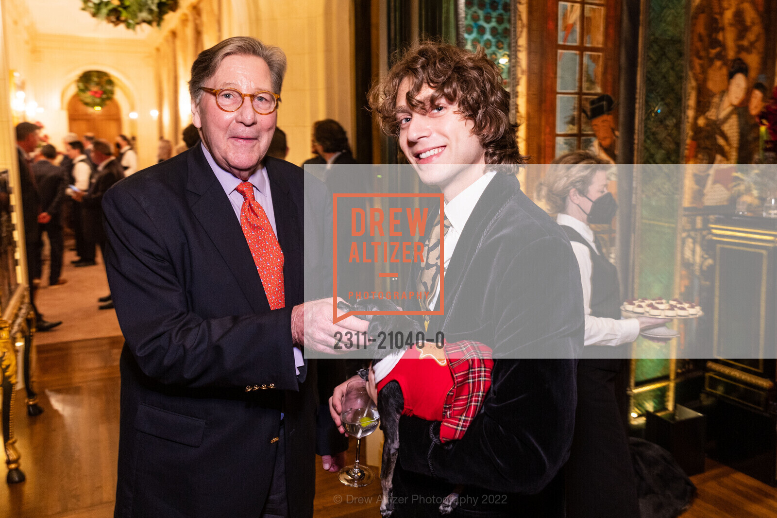 Bill Prezant, Tobias Alexander Engel, Gordon Getty's 89th Birthday Party, 2880 Broadway, December 10th, 2022, Photo #2311-21040-0 Bill Prezant, Tobias Alexander Engel, Photo #2311-21040-0