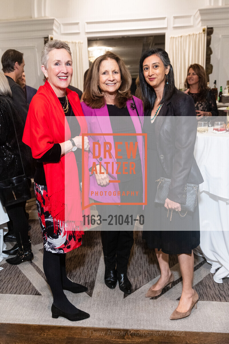 Susan Uecker, Claudia Viek, Namrata Gupta, TDA Holiday Party, Claremont Club & Spa - A Fairmont Hotel. 41 Tunnel Rd, December 10th, 2022, Photo #1163-21041-0 Susan Uecker, Claudia Viek, Namrata Gupta, Photo #1163-21041-0
