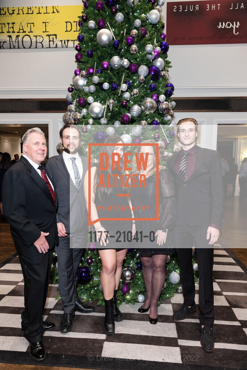 Garry Spanner, Evan Spanner, Teri Spanner, Blake Spanner, TDA Holiday Party, Claremont Club & Spa - A Fairmont Hotel. 41 Tunnel Rd, December 10th, 2022, Photo #1177-21041-0 Garry Spanner, Evan Spanner, Teri Spanner, Blake Spanner, Photo #1177-21041-0