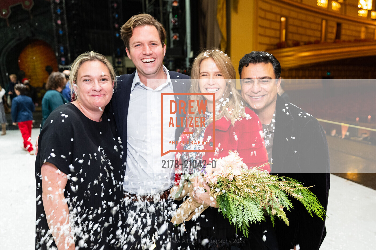 June Gordon, Alex Noe, Giselle Kordestani, Omid Kordestani, SF Ballet Hosts Nutcracker Luncheon, San Francisco City Hall. 1 Dr Carlton B Goodlett Pl, December 11th, 2022, Photo #2178-21042-0 June Gordon, Alex Noe, Giselle Kordestani, Omid Kordestani, Photo #2178-21042-0
