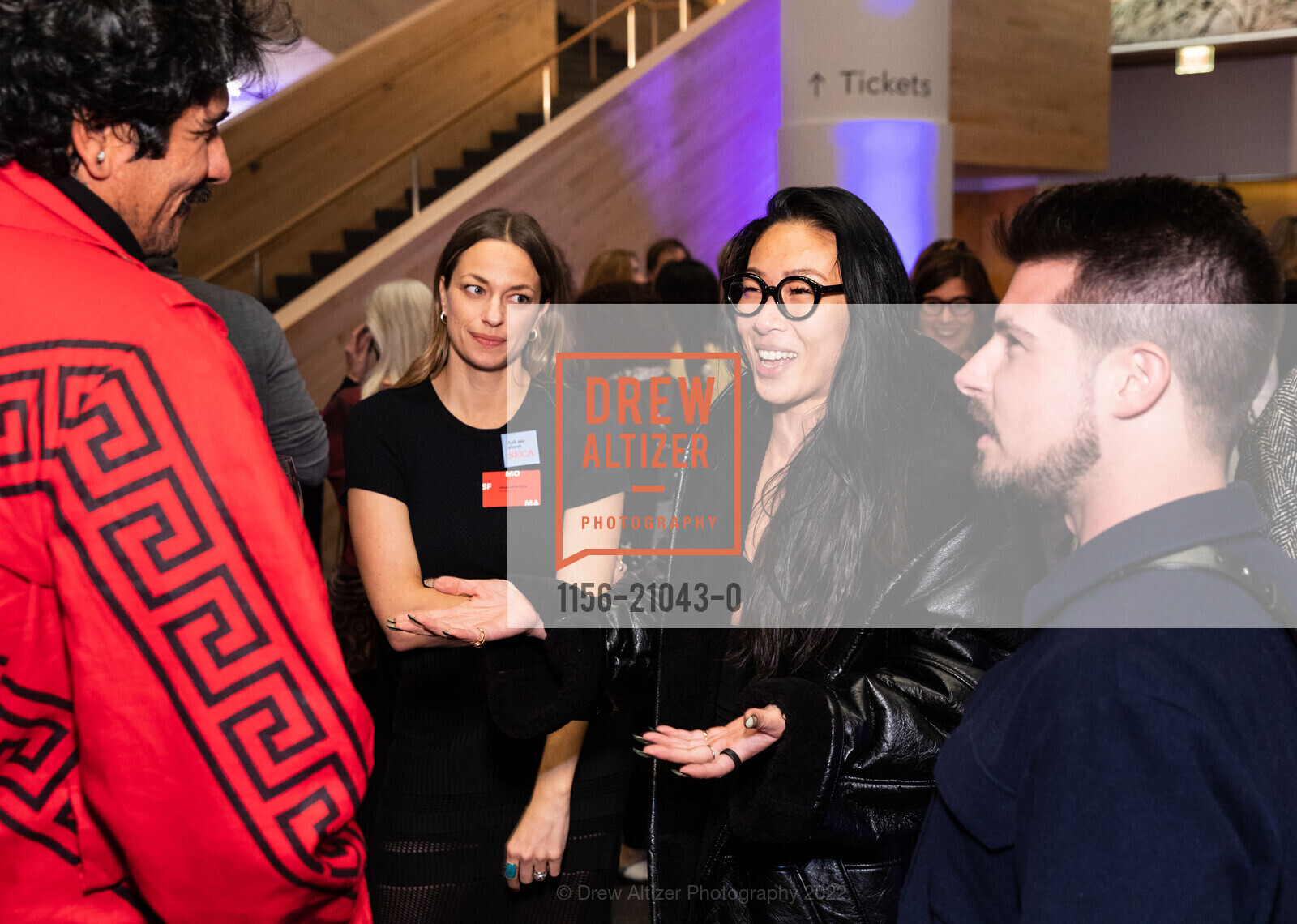 Rafa Esparza, Jacqueline Rais, Sonya Yu, Jeffrey Gerson, SFMOMA SECA Awards: Society for the Encouragement of Contemporary Art, SF Moma. 151 3rd St, SF, CA 94103 US, December 13th, 2022, Photo #1156-21043-0 Rafa Esparza, Jacqueline Rais, Sonya Yu, Jeffrey Gerson, Photo #1156-21043-0