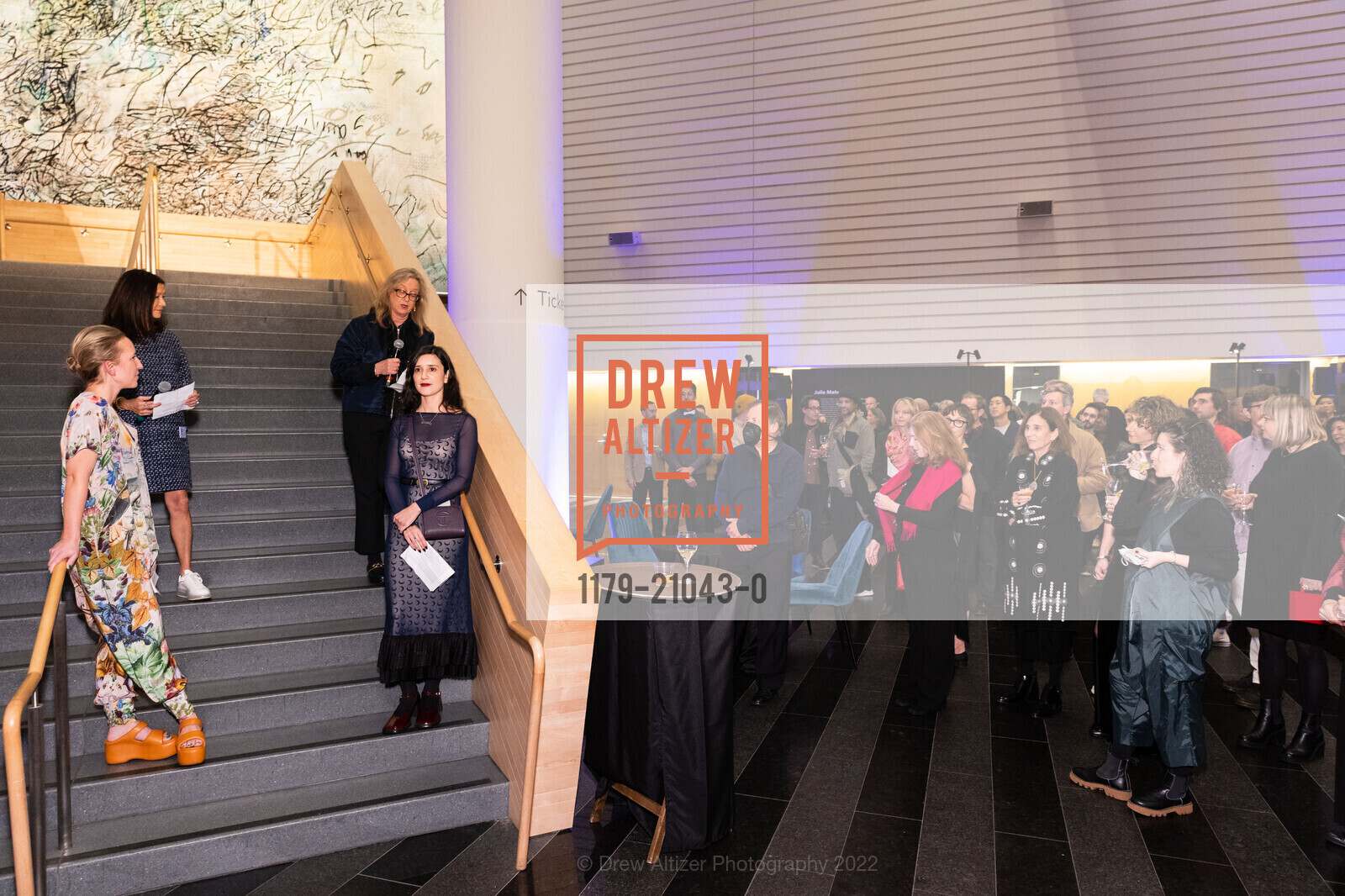 Andrea Nitsche-Krupp, Lizelle Green, Janet Bishop, Jovanna Venegas, SFMOMA SECA Awards: Society for the Encouragement of Contemporary Art, SF Moma. 151 3rd St, SF, CA 94103 US, December 13th, 2022, Photo #1179-21043-0 Andrea Nitsche-Krupp, Lizelle Green, Janet Bishop, Jovanna Venegas, Photo #1179-21043-0