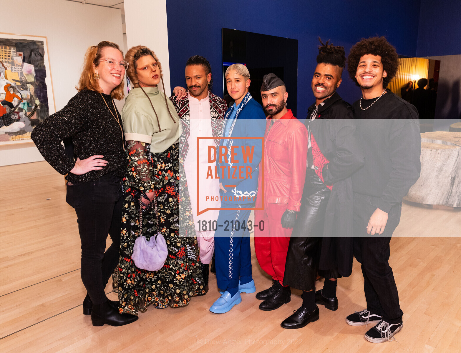 Sabrina Habel, Ambrose Chatares, Marcel Pardo Ariza, Grace Towers, Freddie Siepoldt, SFMOMA SECA Awards: Society for the Encouragement of Contemporary Art, SF Moma. 151 3rd St, SF, CA 94103 US, December 13th, 2022, Photo #1810-21043-0 Sabrina Habel, Ambrose Chatares, Marcel Pardo Ariza, Grace Towers, Freddie Siepoldt, Photo #1810-21043-0