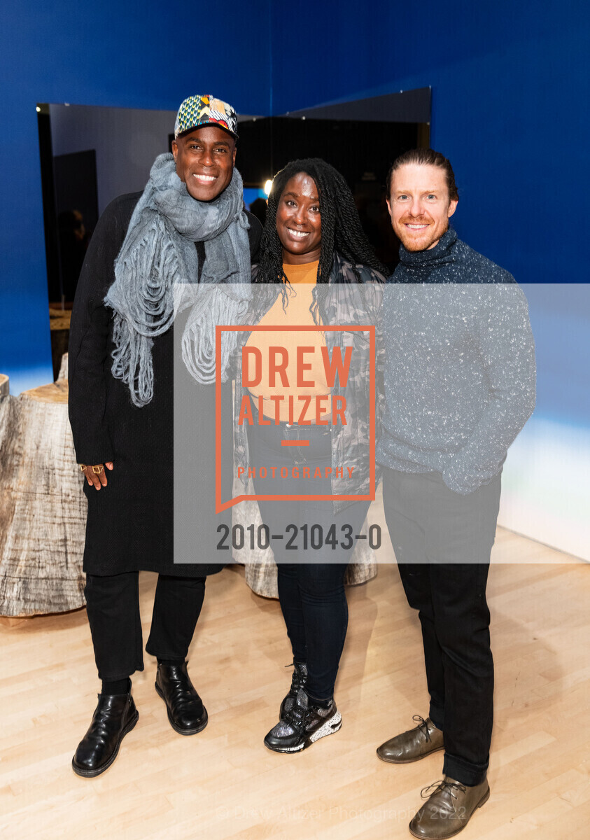 Michael Jackson, Binta Ayofemi, Pablo Bollard, SFMOMA SECA Awards: Society for the Encouragement of Contemporary Art, SF Moma. 151 3rd St, SF, CA 94103 US, December 13th, 2022, Photo #2010-21043-0 Michael Jackson, Binta Ayofemi, Pablo Bollard, Photo #2010-21043-0