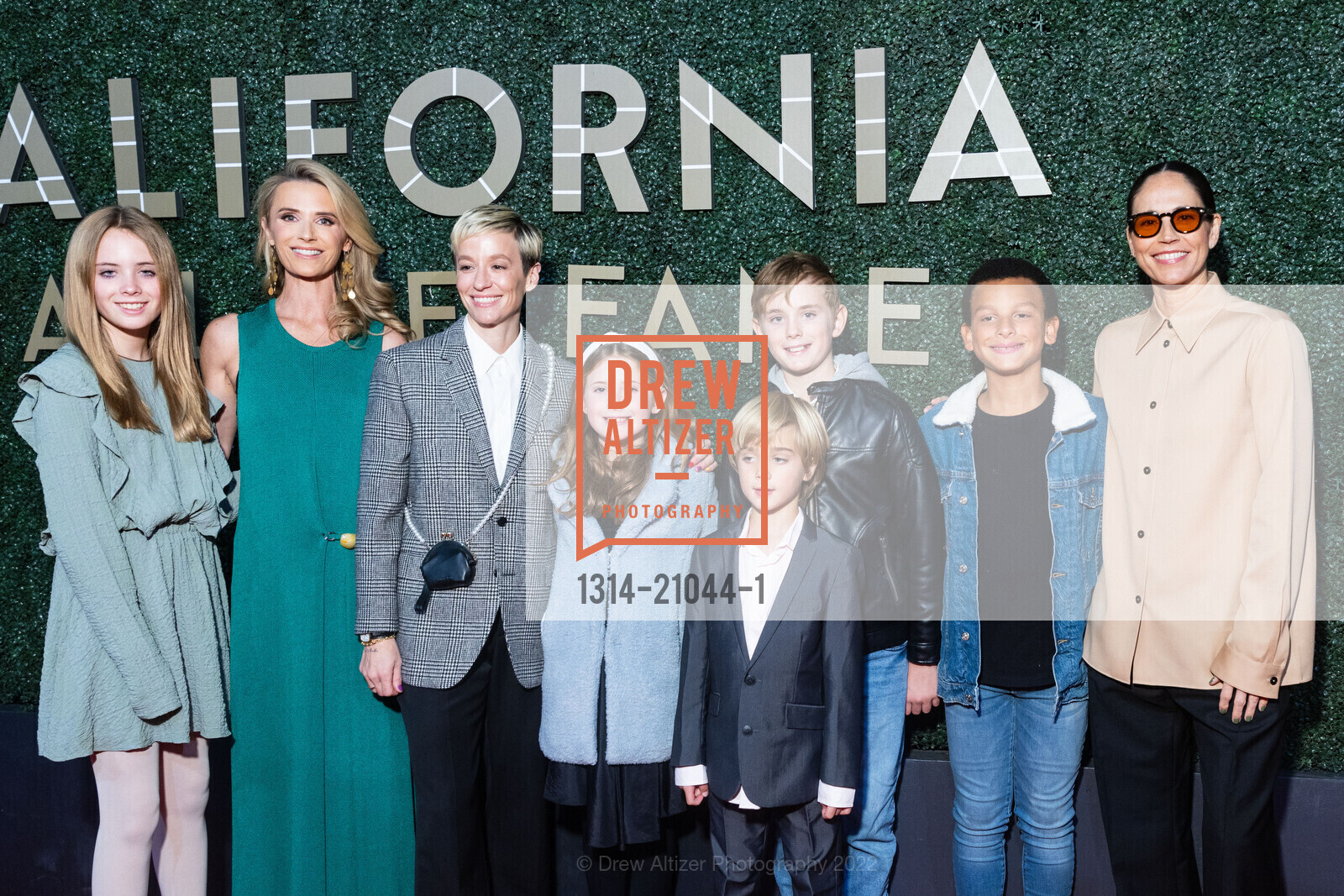 Jennifer Siebel Newsom, Megan Rapinoe, Brooklynn Newsom, Hunter Newsom, Dutch Newsom, Montana Newsom, Sue Bird, California Hall of Fame Awards Ceremony at the California Museum 2022, California Museum. 1020 O St, Sacramento, CA 95814 US, December 13th, 2022, Photo #1314-21044-1 Jennifer Siebel Newsom, Megan Rapinoe, Brooklynn Newsom, Hunter Newsom, Dutch Newsom, Montana Newsom, Sue Bird, Photo #1314-21044-1