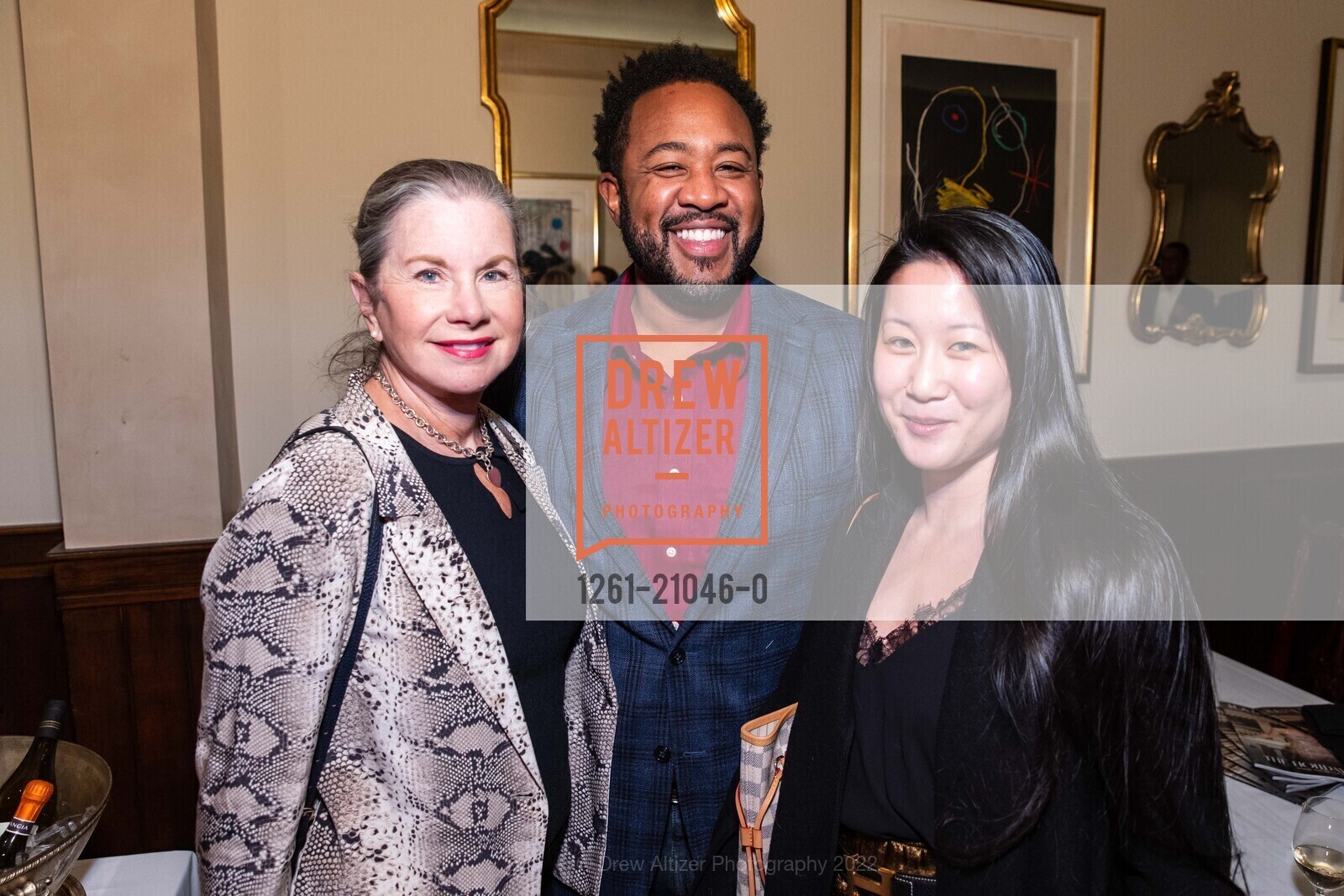Laurie Farr, Noel Burgess, Steph Keay, Haute Living Launch Party, North Beach Restaurant. 1512 Stockton St, SF, CA 94133 US, December 14th, 2022, Photo #1261-21046-0 Laurie Farr, Noel Burgess, Steph Keay, Photo #1261-21046-0