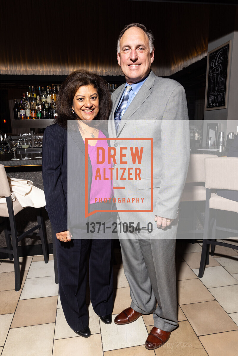 Anna Ferrera, John Ferrera, Lt. Governor Eleni Kounalakis Inauguration Celebrat, Ella Dining Room & Bar, Ella Dining Room & Bar. 1131 K St., Sacramento, CA, January 5th, 2023, Photo #1371-21054-0 Anna Ferrera, John Ferrera, Photo #1371-21054-0