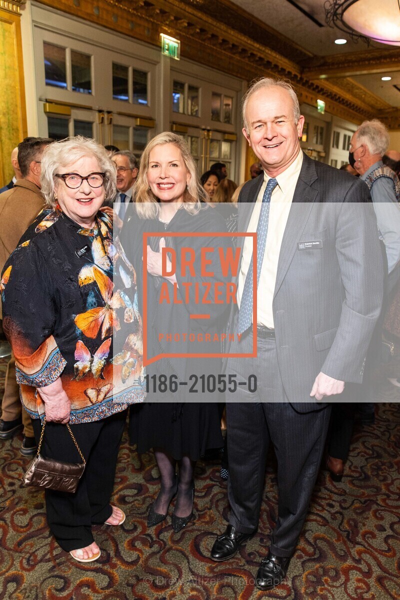 Linda Jo Fitz, Frances Devlin, Patrick Devlin, A.C.T Producers Circle Dinner, Toni Rembe Theater. 415 Geary Street, Photo #1186-21055-0 Linda Jo Fitz, Frances Devlin, Patrick Devlin, Photo #1186-21055-0