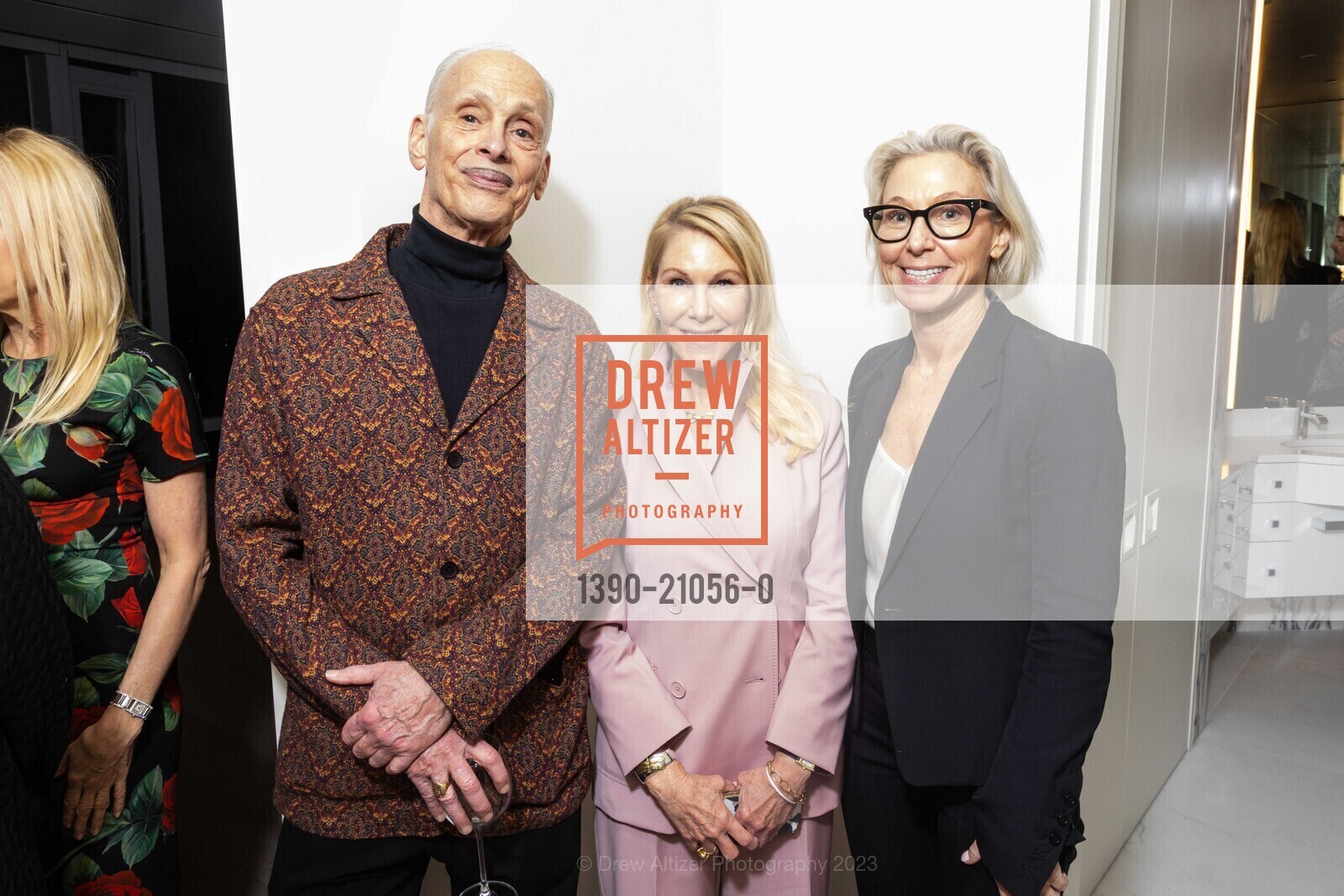 John Waters, Terri Tiffany, Marianne Boesky, 181 Fremont Celebrates Marianne Boesky Gallery Show, 181 Fremont. 181 Fremont St, January 17th, 2023, Photo #1390-21056-0 John Waters, Terri Tiffany, Marianne Boesky, Photo #1390-21056-0