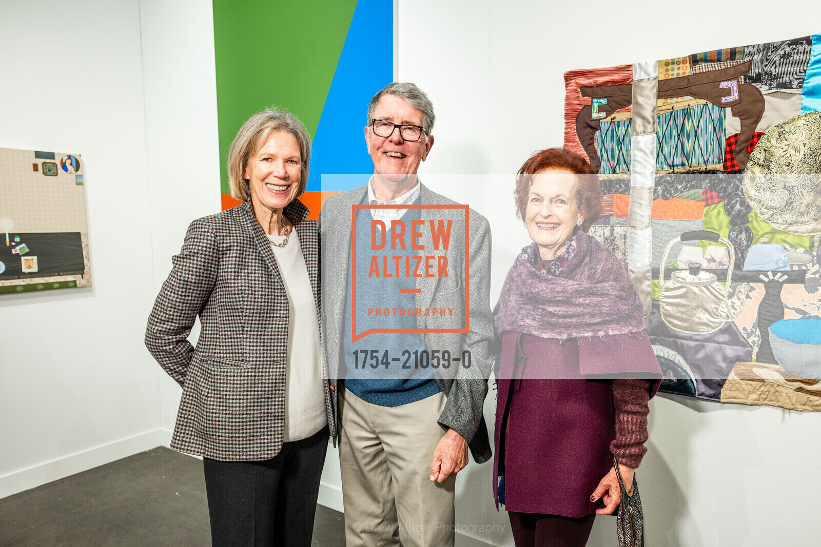 Susan Gage, Thomas Gage, Helen Hilton Raiser, FOG Art and Design Fair 2023, Fort Mason Festival Pavillion, Photo #1754-21059-0 Susan Gage, Thomas Gage, Helen Hilton Raiser, Photo #1754-21059-0