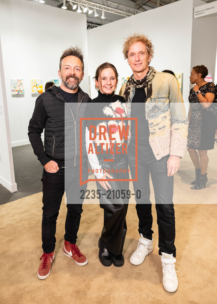 Brad Gerstner, Sylver Behar, Yves Béhar, FOG Art and Design Fair 2023, Fort Mason Festival Pavillion, Photo #2235-21059-0 Brad Gerstner, Sylver Behar, Yves Béhar, Photo #2235-21059-0