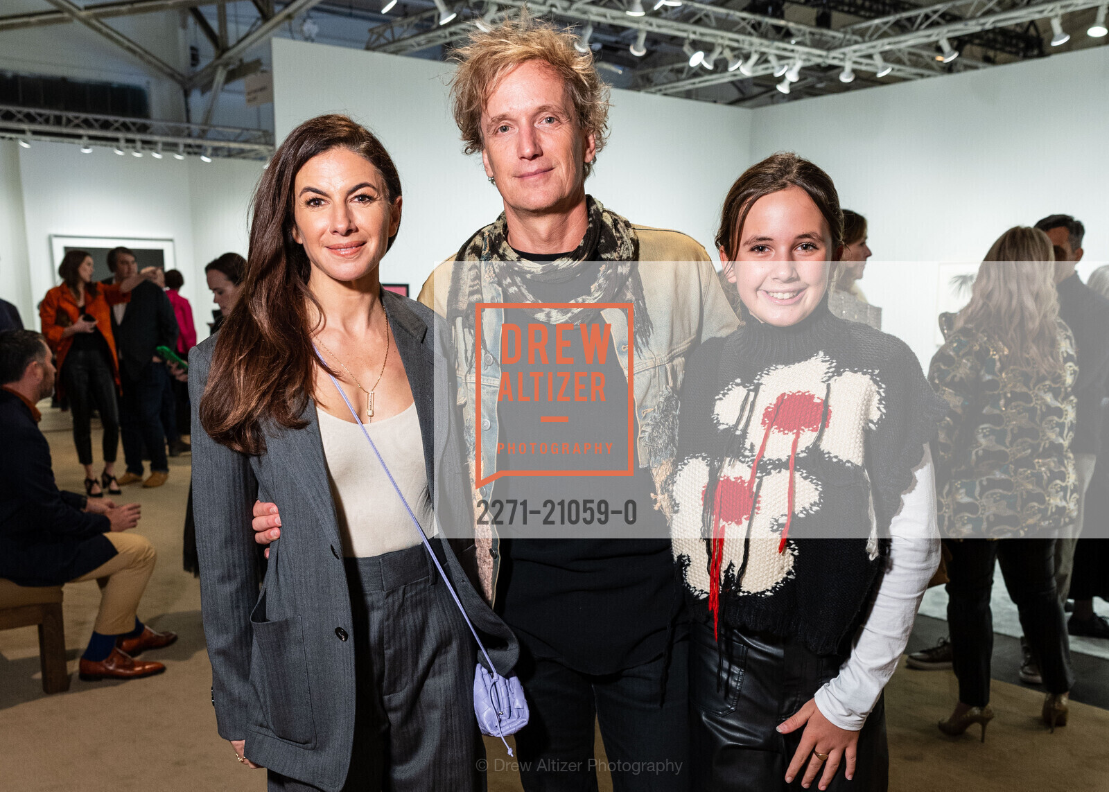 Sabrina Buell, Yves Béhar, Sylver Behar, FOG Art and Design Fair 2023, Fort Mason Festival Pavillion, Photo #2271-21059-0 Sabrina Buell, Yves Béhar, Sylver Behar, Photo #2271-21059-0