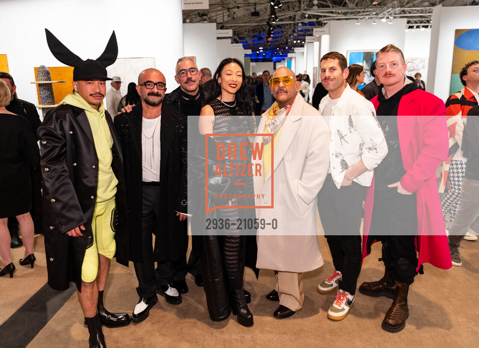 Tyson Lee, Miguel Lopez, Sonya Yu, Todd Barket, Andres Campos, Zach Glassman, Martin Justesen, FOG Art and Design Fair 2023, Fort Mason Festival Pavillion, Photo #2936-21059-0 Tyson Lee, Miguel Lopez, Sonya Yu, Todd Barket, Andres Campos, Zach Glassman, Martin Justesen, Photo #2936-21059-0