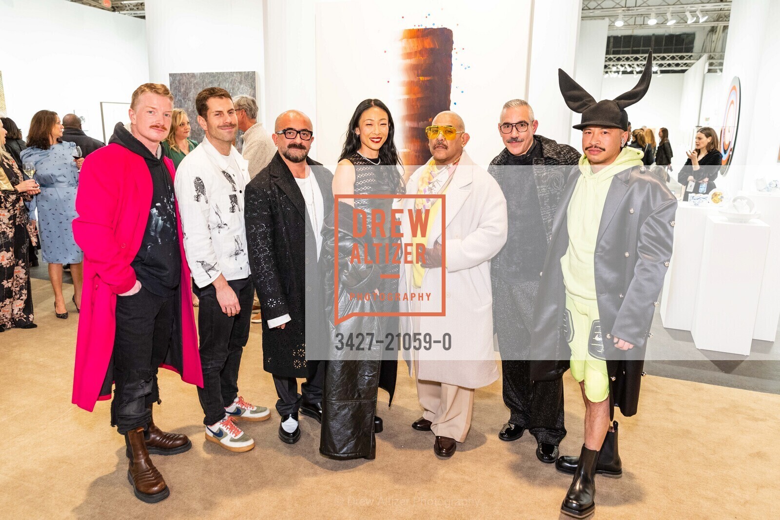 Martin Justesen, Zach Glassman, Miguel Lopez, Sonya Yu, Andres Campos, Todd Barket, Tyson Lee, FOG Art and Design Fair 2023, Fort Mason Festival Pavillion, Photo #3427-21059-0 Martin Justesen, Zach Glassman, Miguel Lopez, Sonya Yu, Andres Campos, Todd Barket, Tyson Lee, Photo #3427-21059-0