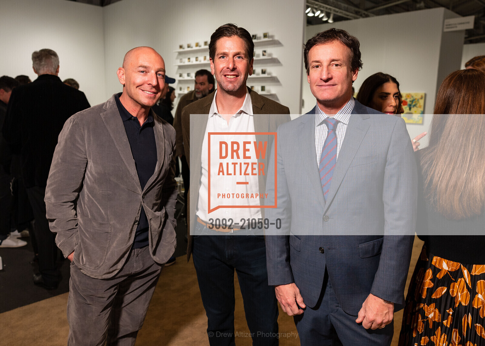 Patrick Herning, Lucas Heldfond, Todd Traina, FOG Art and Design Fair 2023, Fort Mason Festival Pavillion, Photo #3092-21059-0 Patrick Herning, Lucas Heldfond, Todd Traina, Photo #3092-21059-0
