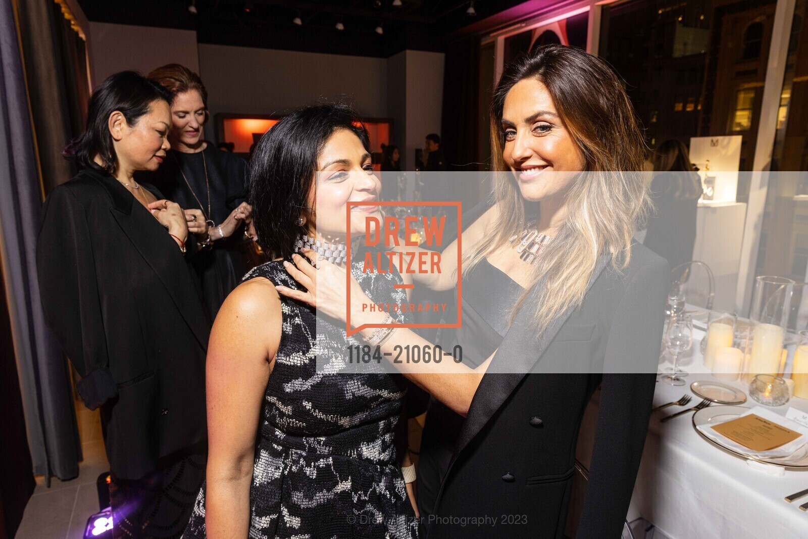 Aparna Bawa, Valerie Messika, Neiman Marcus Hosts Dinner with Valerie Messika of MESSIKA, Neiman Marcus, 5th Floor Glassroom. 150 Stockton Street, January 18th, 2023, Photo #1184-21060-0 Aparna Bawa, Valerie Messika, Photo #1184-21060-0