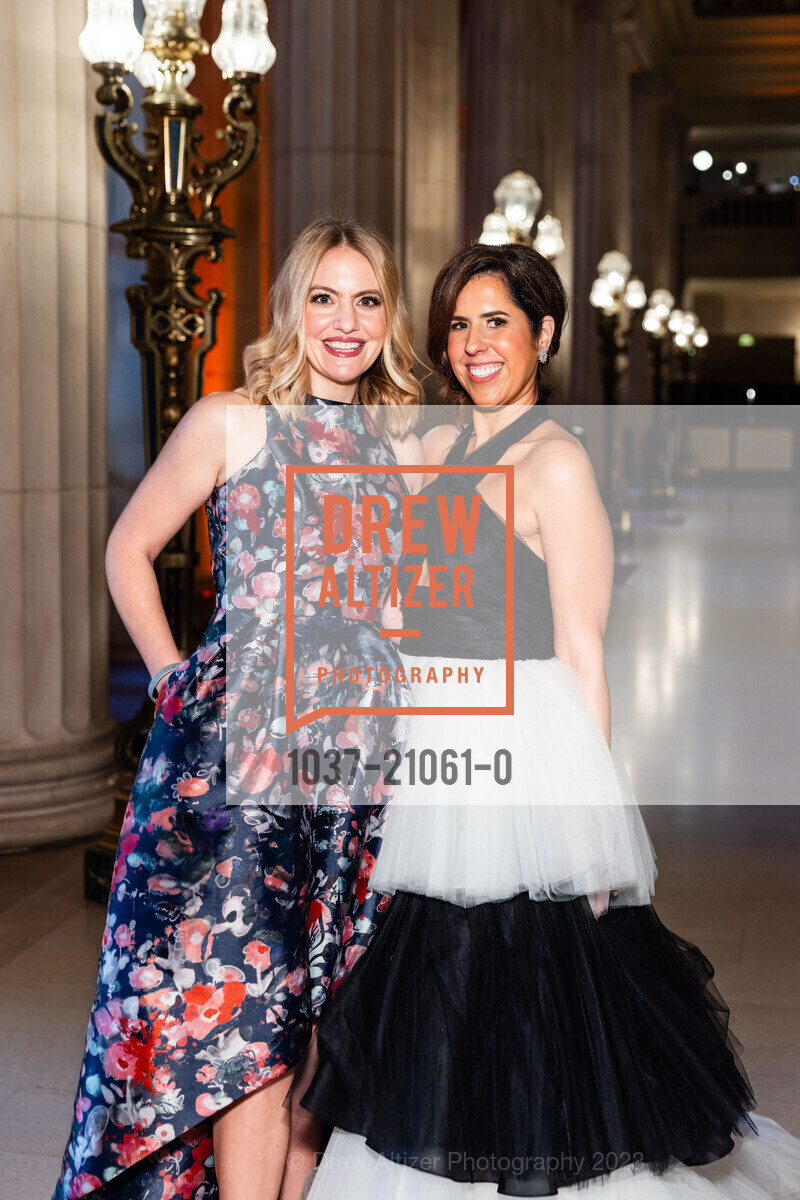 Evie Simon, Pam Preston, San Francisco Ballet 90th Anniversary Opening Night Gala 2023, San Francisco War Memorial & Performing Arts Center. 401 Van Ness Avenue, January 19th, 2023, Photo #1037-21061-0 Evie Simon, Pam Preston, Photo #1037-21061-0