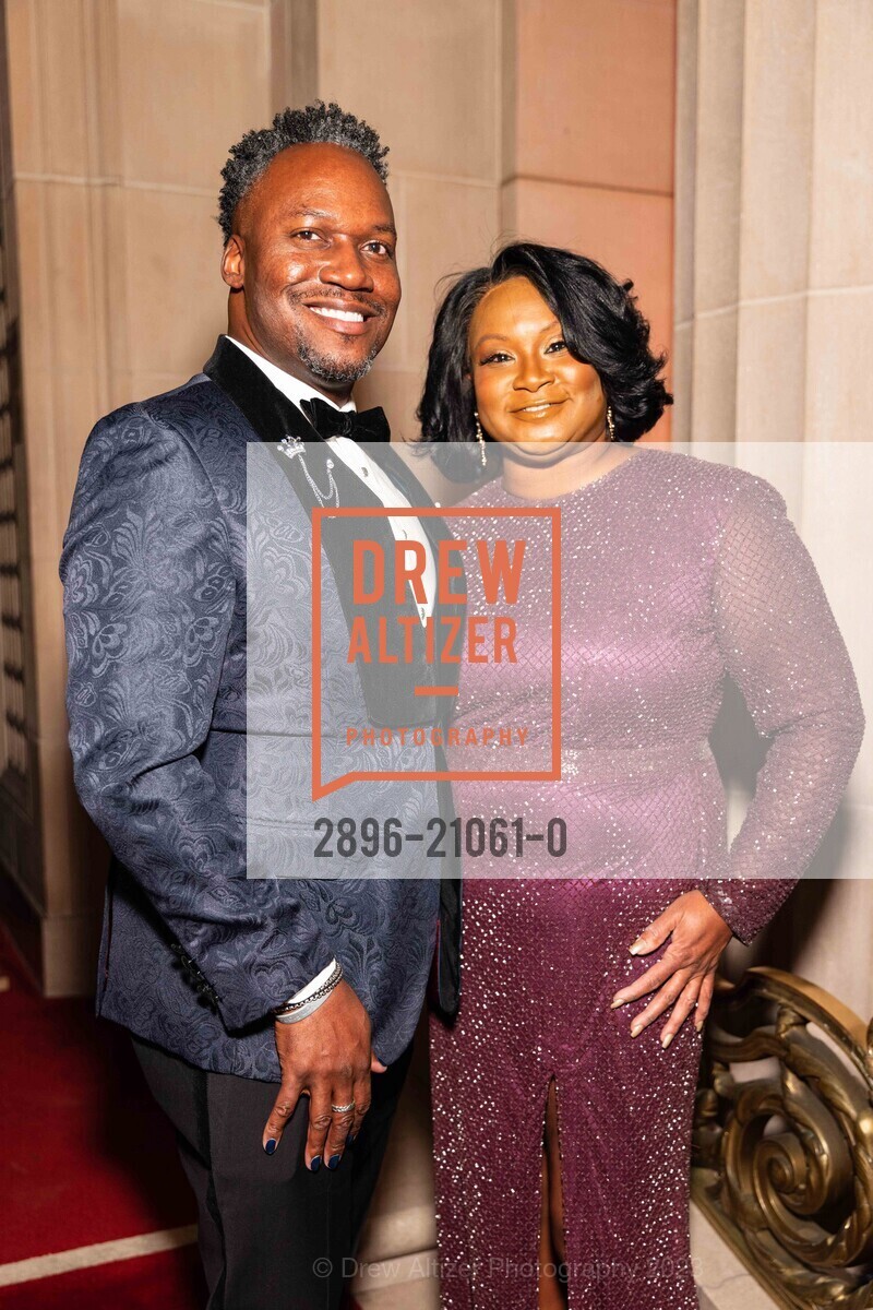 Jayson Johnson, Christy Crystal, San Francisco Ballet 90th Anniversary Opening Night Gala 2023, San Francisco War Memorial & Performing Arts Center. 401 Van Ness Avenue, January 19th, 2023, Photo #2896-21061-0 Jayson Johnson, Christy Crystal, Photo #2896-21061-0