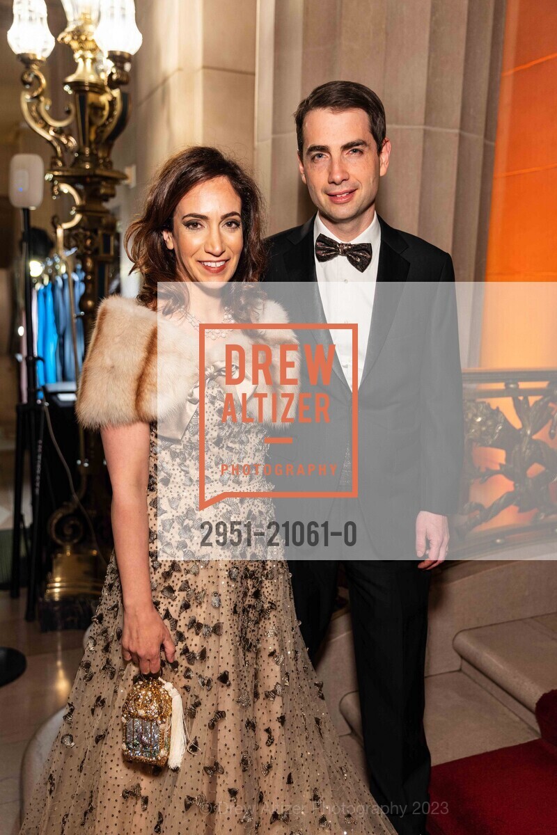 Helen Christakos, Constantine Sapuntzakis, San Francisco Ballet 90th Anniversary Opening Night Gala 2023, San Francisco War Memorial & Performing Arts Center. 401 Van Ness Avenue, January 19th, 2023, Photo #2951-21061-0 Helen Christakos, Constantine Sapuntzakis, Photo #2951-21061-0