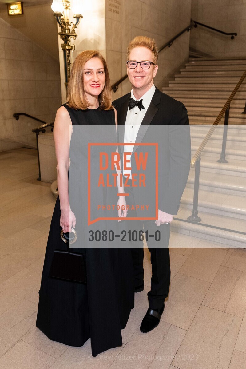 Ariadna Ruder, Brian Ruder, San Francisco Ballet 90th Anniversary Opening Night Gala 2023, San Francisco War Memorial & Performing Arts Center. 401 Van Ness Avenue, January 19th, 2023, Photo #3080-21061-0 Ariadna Ruder, Brian Ruder, Photo #3080-21061-0
