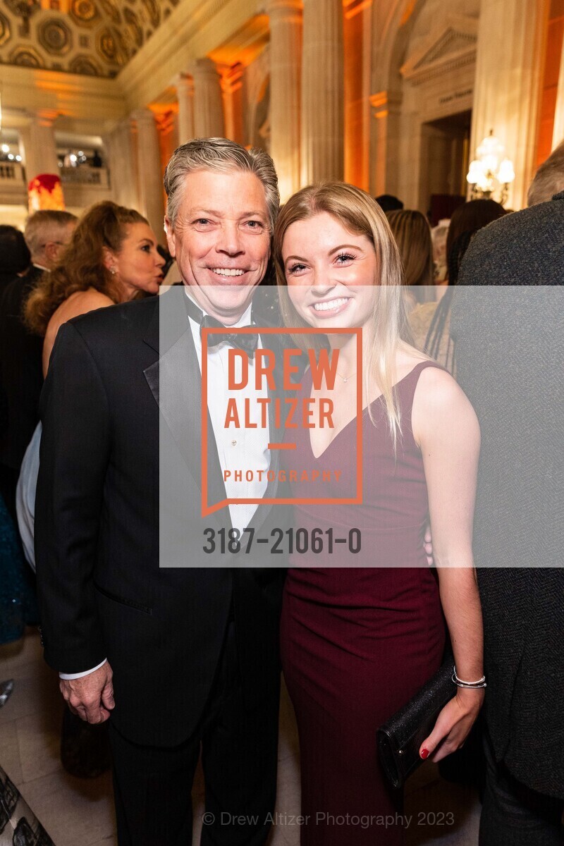 Peter Callander, Olivia Callander, San Francisco Ballet 90th Anniversary Opening Night Gala 2023, San Francisco War Memorial & Performing Arts Center. 401 Van Ness Avenue, January 19th, 2023, Photo #3187-21061-0 Peter Callander, Olivia Callander, Photo #3187-21061-0