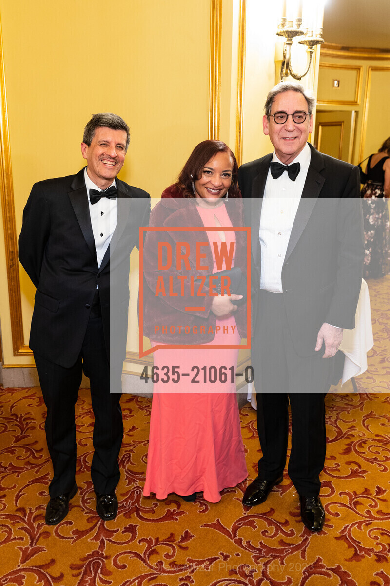 Kurt Organista, Pamela Organista, Fred Levin, San Francisco Ballet 90th Anniversary Opening Night Gala 2023, San Francisco War Memorial & Performing Arts Center. 401 Van Ness Avenue, January 19th, 2023, Photo #4635-21061-0 Kurt Organista, Pamela Organista, Fred Levin, Photo #4635-21061-0