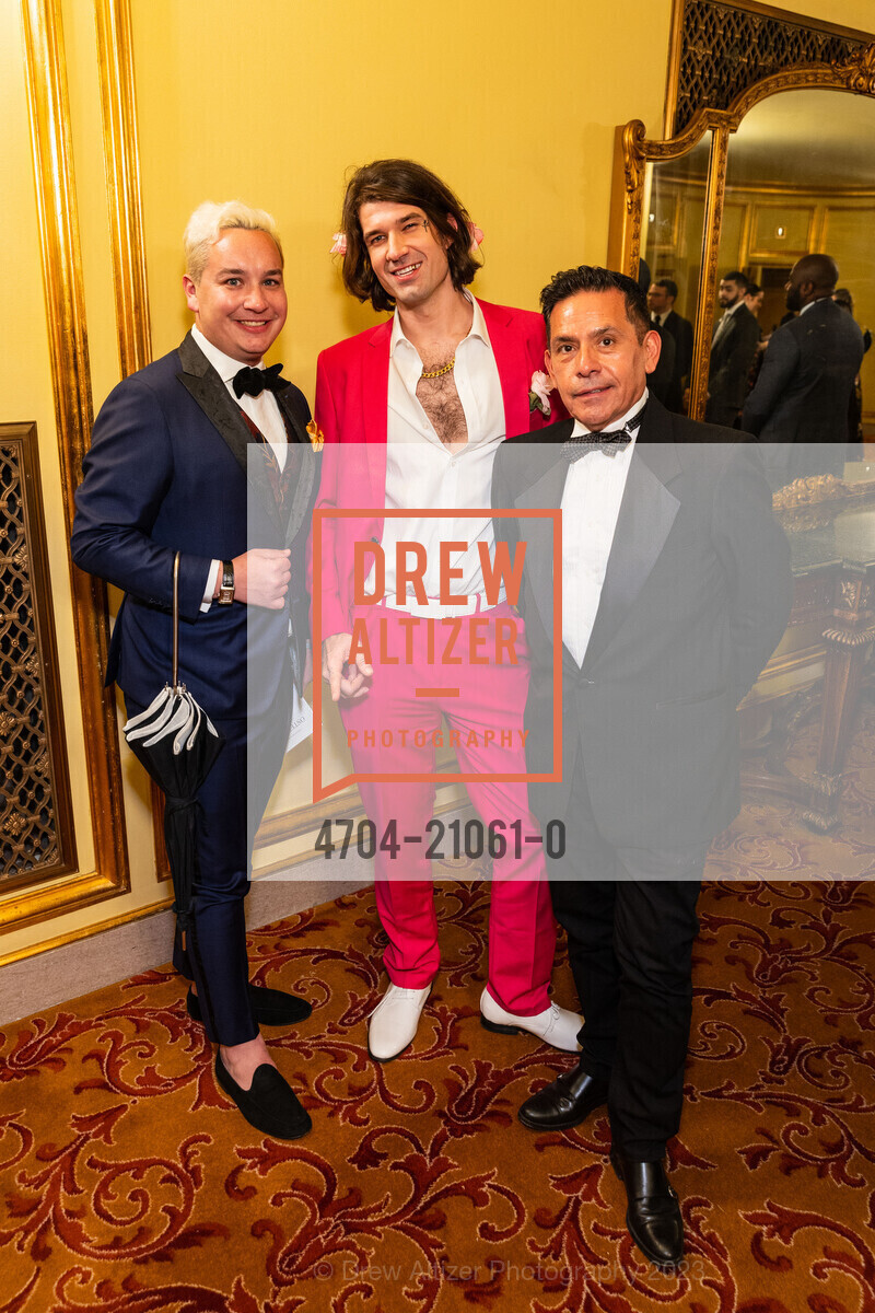Christopher Wiseman, Bip Apollo, Antonio Castillo, San Francisco Ballet 90th Anniversary Opening Night Gala 2023, San Francisco War Memorial & Performing Arts Center. 401 Van Ness Avenue, January 19th, 2023, Photo #4704-21061-0 Christopher Wiseman, Bip Apollo, Antonio Castillo, Photo #4704-21061-0