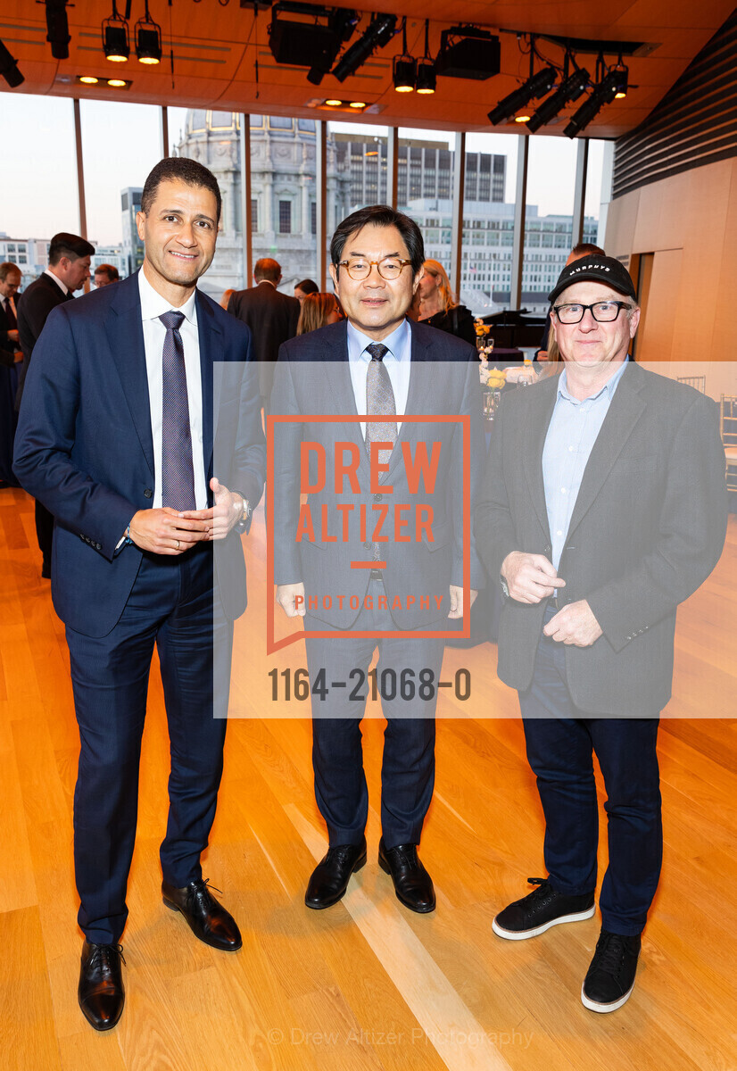 Daniel Da Cruz, Sangsoo Yoon, Daniel Chatelain, Reception Celebrating Sweden’s 2023 Presidency of the Council of the European Union, San Francisco Conservatory of Music. 200 Van Ness Ave, SF, CA 94102 US, Photo #1164-21068-0 Daniel Da Cruz, Sangsoo Yoon, Daniel Chatelain, Photo #1164-21068-0