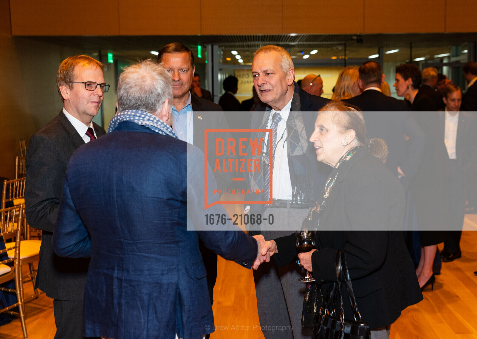 Helge Marstrander, Martin Mickos, Nicolaos Theophanous, Reception Celebrating Sweden’s 2023 Presidency of the Council of the European Union, San Francisco Conservatory of Music. 200 Van Ness Ave, SF, CA 94102 US, Photo #1676-21068-0 Helge Marstrander, Martin Mickos, Nicolaos Theophanous, Photo #1676-21068-0