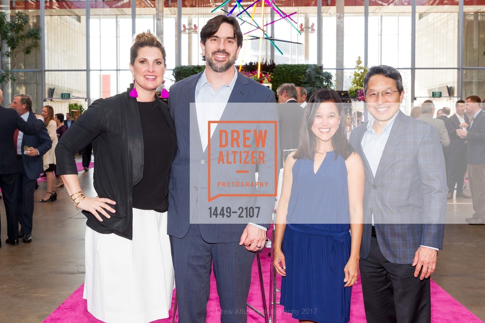 Patty Bernier, Matt Bernier, Maia Tseng, Steve Tseng, Big Bang Gala 2017, California Academy of Sciences, April 27th, 2017, Photo #1449-2107 Patty Bernier, Matt Bernier, Maia Tseng, Steve Tseng, Photo #1449-2107