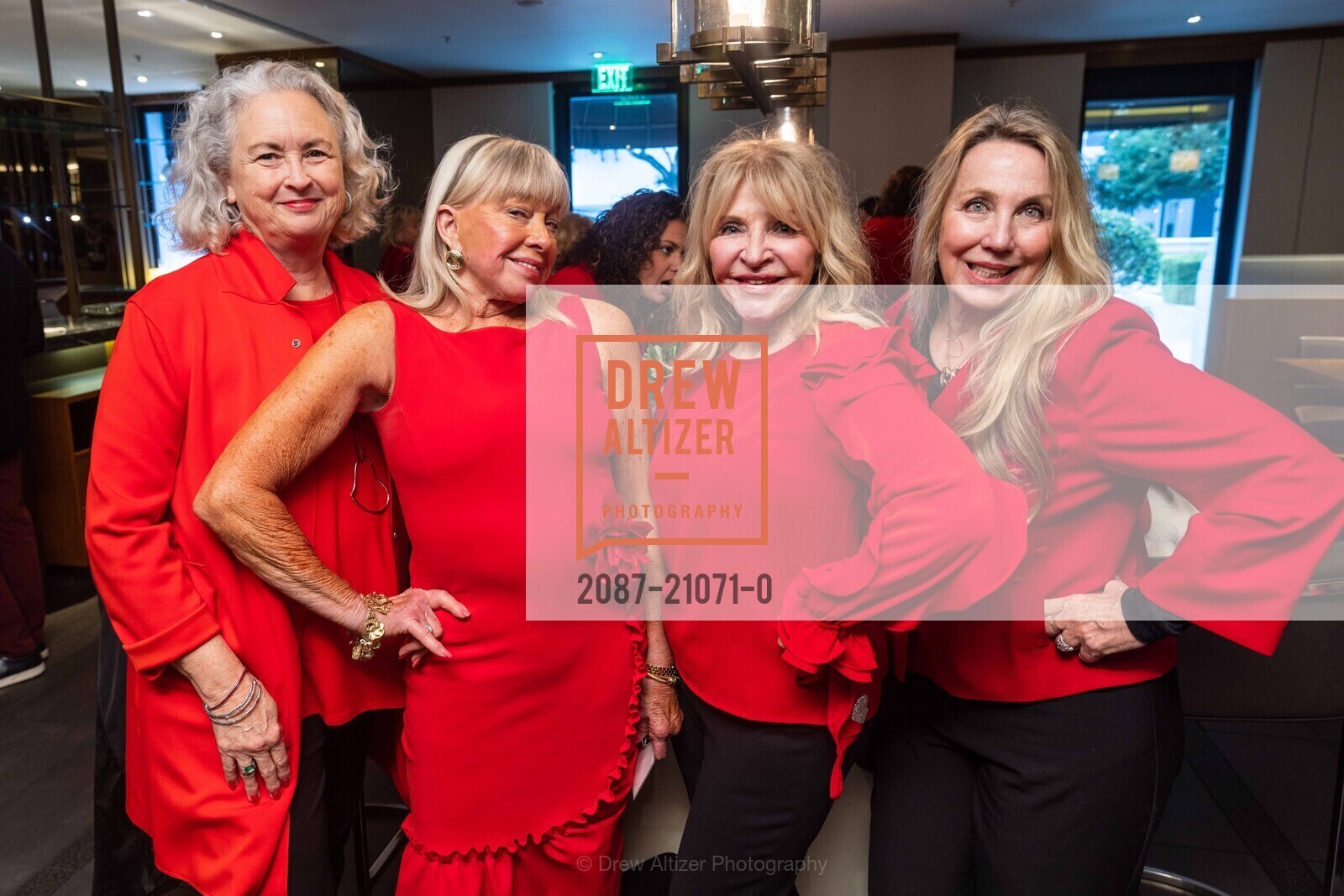 Rebecca Roulette, Peggy Dozier, Carol Wallace, Laura Harris, American Heart Association's Go Red For Women, NA, Photo #2087-21071-0 Rebecca Roulette, Peggy Dozier, Carol Wallace, Laura Harris, Photo #2087-21071-0