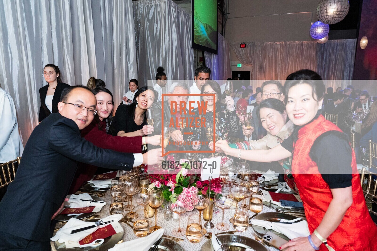 Ning Ho, Jenny Jingwen Li, Julia Yong Ma, SF Symphony Lunar New Year Banquet, Louise M. Davies Symphony Hall. 201 Van Ness Ave, February 5th, 2023, Photo #6182-21072-0 Ning Ho, Jenny Jingwen Li, Julia Yong Ma, Photo #6182-21072-0