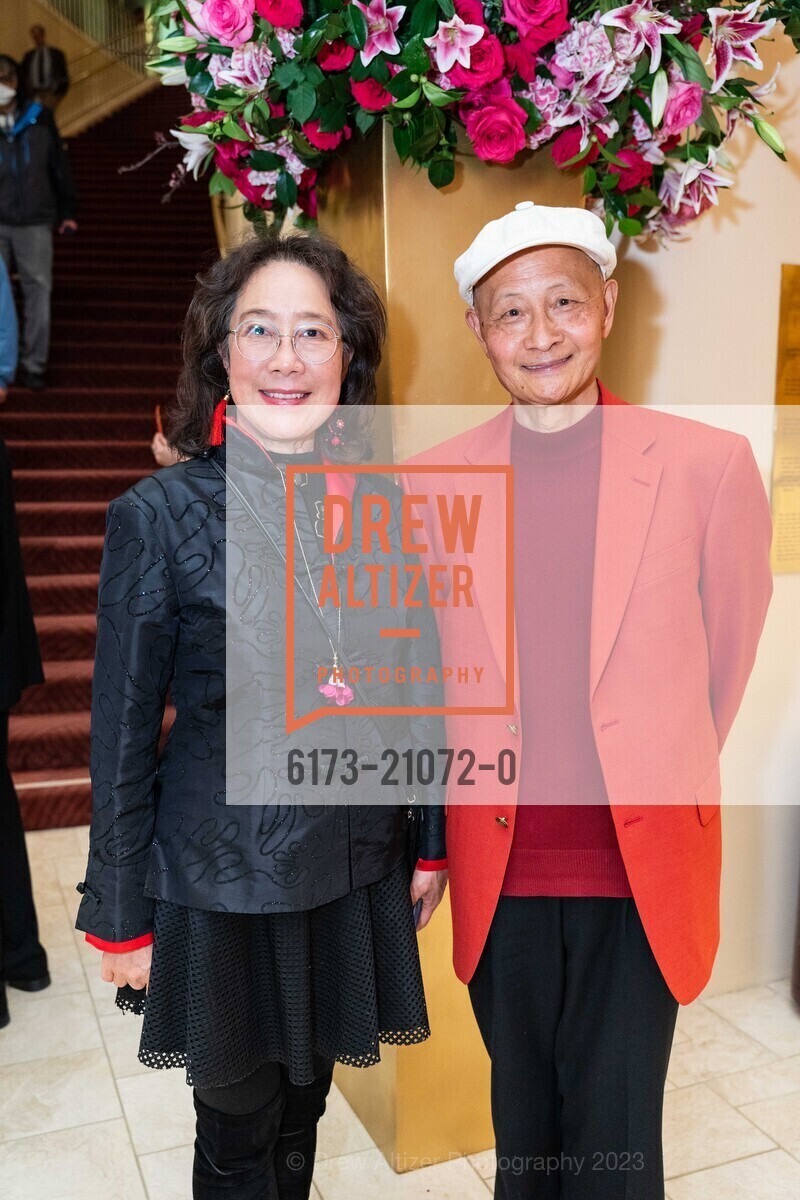 Eve Zhang, George Shi, SF Symphony Lunar New Year Banquet, Louise M. Davies Symphony Hall. 201 Van Ness Ave, February 5th, 2023, Photo #6173-21072-0 Eve Zhang, George Shi, Photo #6173-21072-0