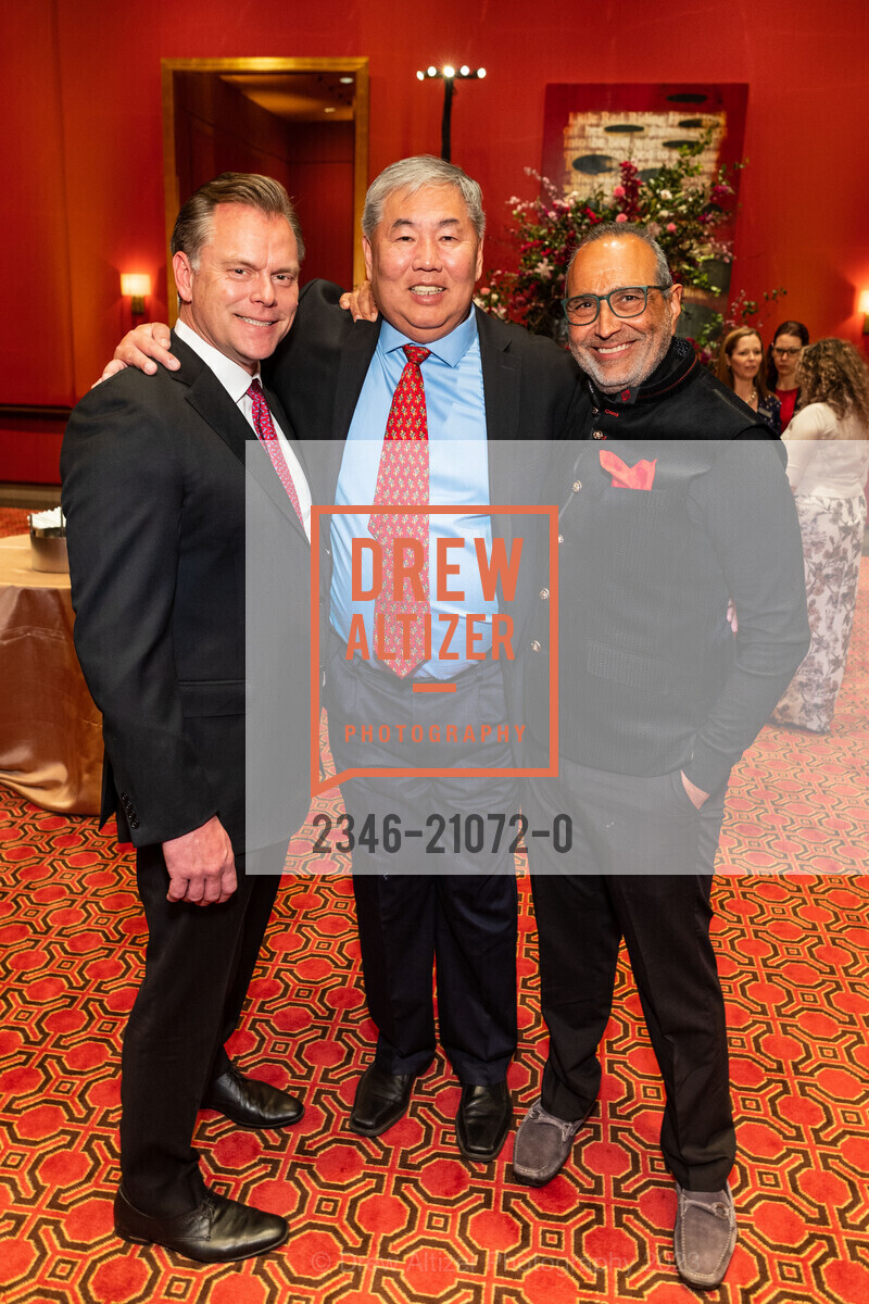 Gene Buick, Paul Chiu, Vivek Paul, SF Symphony Lunar New Year Banquet, Louise M. Davies Symphony Hall. 201 Van Ness Ave, February 5th, 2023, Photo #2346-21072-0 Gene Buick, Paul Chiu, Vivek Paul, Photo #2346-21072-0