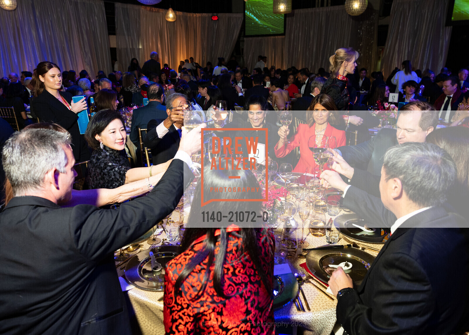 Gorretti Lo Lui, Ram Shriram, Vijay Shriram, Anjali Pichai, SF Symphony Lunar New Year Banquet, Louise M. Davies Symphony Hall. 201 Van Ness Ave, February 5th, 2023, Photo #1140-21072-0 Gorretti Lo Lui, Ram Shriram, Vijay Shriram, Anjali Pichai, Photo #1140-21072-0