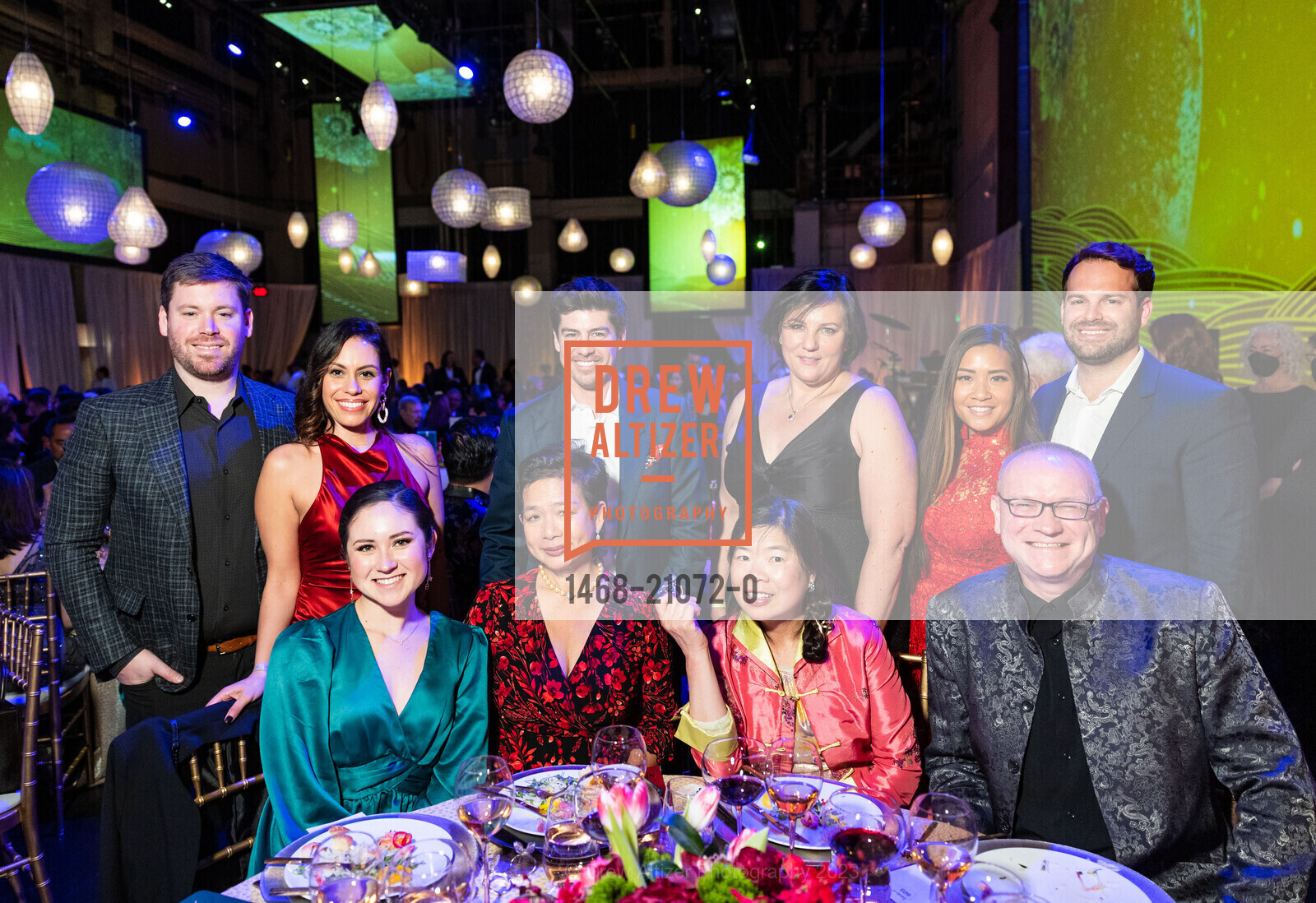 Morgan McCrumb, Alexis Sanchez, Bella Mullaney, Russell Martinelli, Jenny Chen, Lillian Phan, Alec Pickering, SF Symphony Lunar New Year Banquet, Louise M. Davies Symphony Hall. 201 Van Ness Ave, February 5th, 2023, Photo #1468-21072-0 Morgan McCrumb, Alexis Sanchez, Bella Mullaney, Russell Martinelli, Jenny Chen, Lillian Phan, Alec Pickering, Photo #1468-21072-0