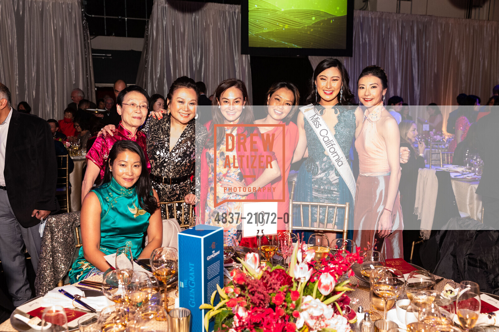 Grace Chuang, Tiffany Chang, Georgina Yu, Catherine Liang, Yuan Yuan Tan, SF Symphony Lunar New Year Banquet, Louise M. Davies Symphony Hall. 201 Van Ness Ave, February 5th, 2023, Photo #4837-21072-0 Grace Chuang, Tiffany Chang, Georgina Yu, Catherine Liang, Yuan Yuan Tan, Photo #4837-21072-0