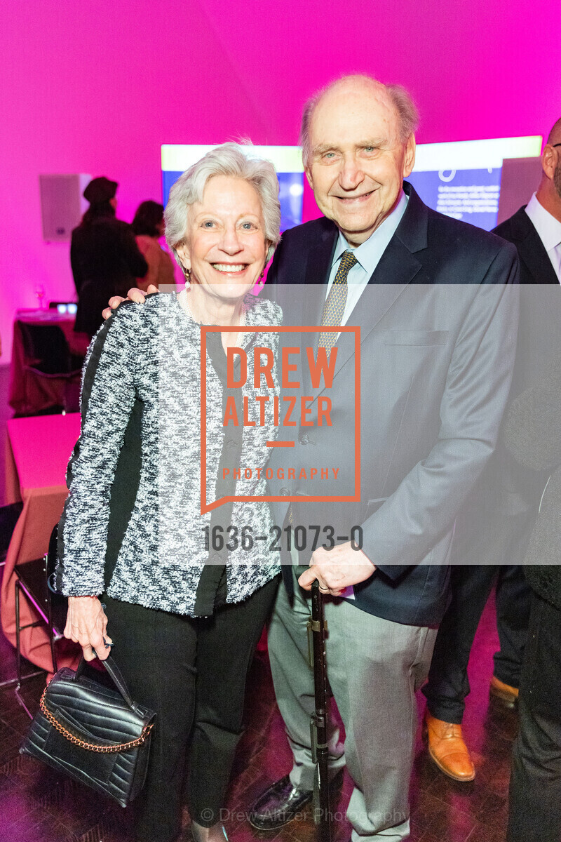 Lynn Sedway, Paul Sedway, Wider Bridge Cocktail Party honoring Cissie Swig 2023, The Contemporary Jewish Museum @ 736 Mission St, SF, CA 94103 US. The Contemporary Jewish Museum @ 736 Mission St, SF, CA 94103 US, Photo #1636-21073-0 Lynn Sedway, Paul Sedway, Photo #1636-21073-0