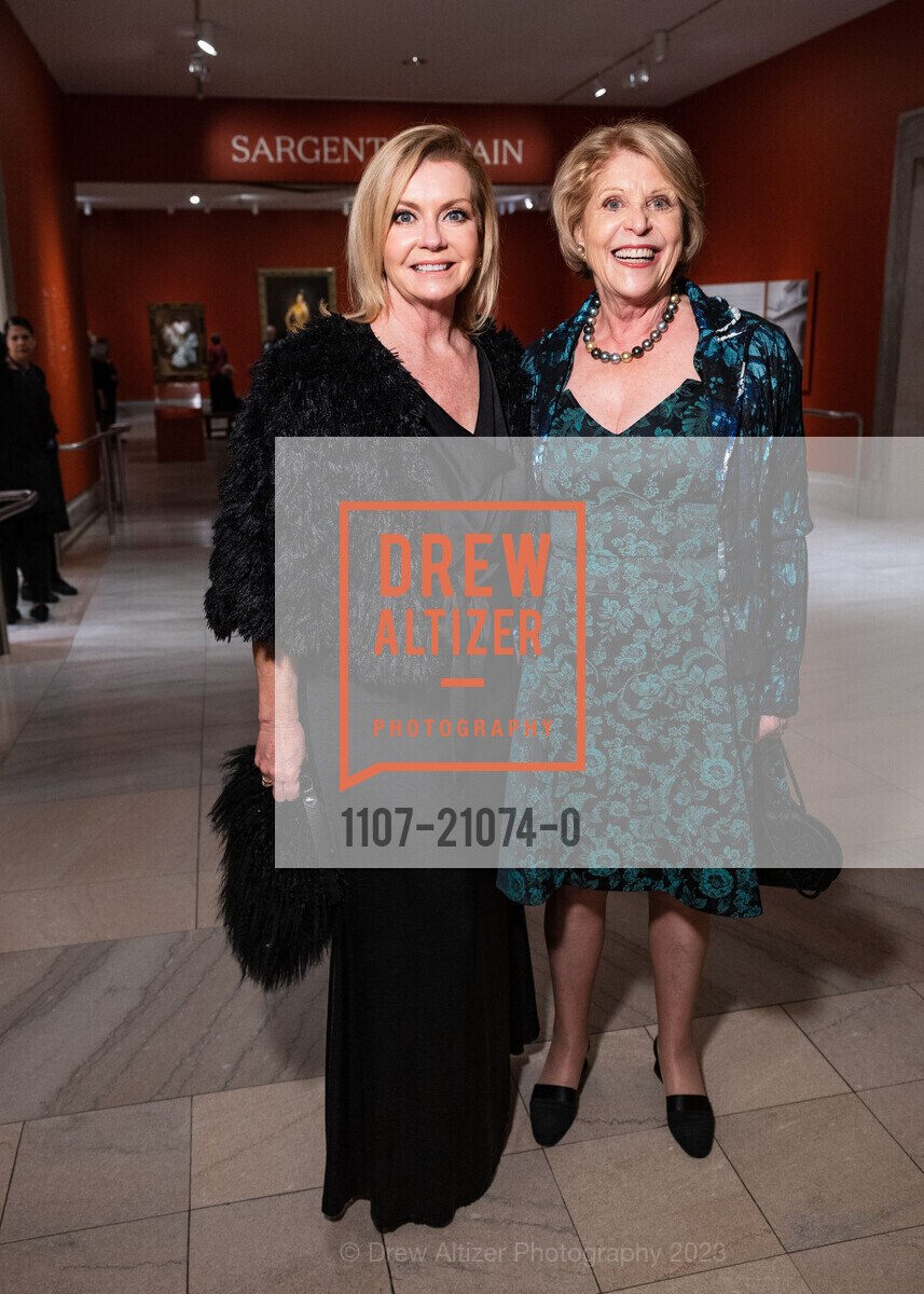 Debbie Burke, Dagmar Dolby, Sargent & Spain Black Tie Dinner 2023, Legion of Honor @ 100 34th Ave, SF, CA 94121 US. Legion of Honor @ 100 34th Ave, SF, CA 94121 US, February 8th, 2023, Photo #1107-21074-0 Debbie Burke, Dagmar Dolby, Photo #1107-21074-0