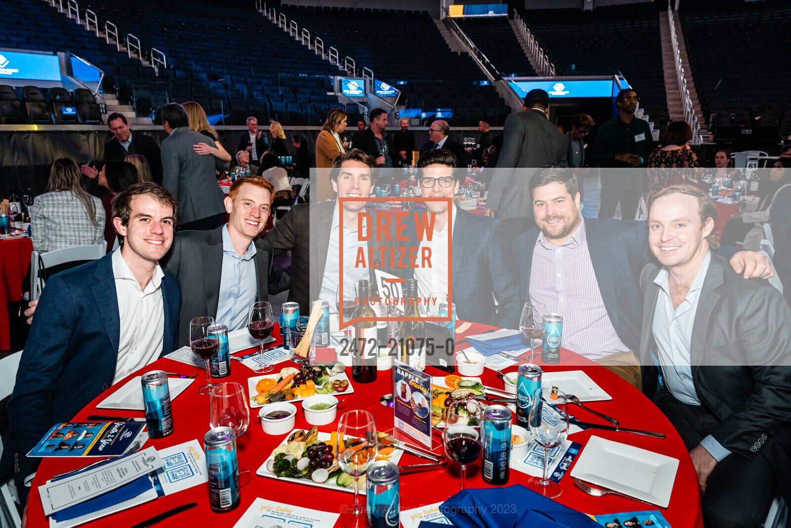 Wills Russell, Michael Fanter, Tom Dupeck, John Hunt, Tyler Isador, Charlie Hannagan, Boys & Girls Clubs of San Francisco Youth of the Year Celebration 2023, Chase Center @ 1 Warriors Way, SF, CA 94158 US. Chase Center @ 1 Warriors Way, SF, CA 94158 US, February 9th, 2023, Photo #2472-21075-0 Wills Russell, Michael Fanter, Tom Dupeck, John Hunt, Tyler Isador, Charlie Hannagan, Photo #2472-21075-0