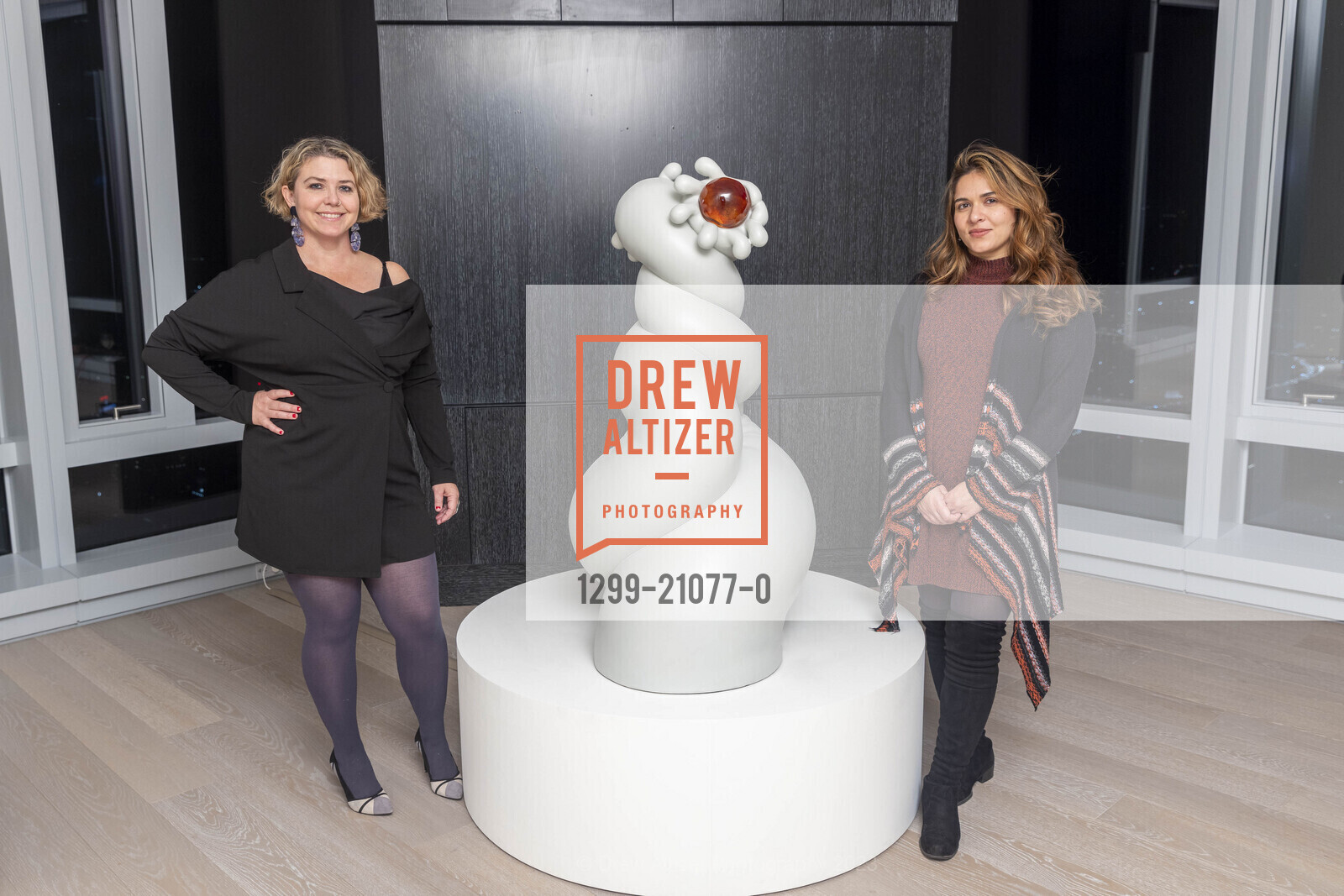 Emily Bartholomew, Aziza Syed, Gallery 181 Celebrates the Bay Lights 2023, 181 Fremont @ 181 Fremont St, SF, CA 94105 US. 181 Fremont @ 181 Fremont St, SF, CA 94105 US, February 9th, 2023, Photo #1299-21077-0 Emily Bartholomew, Aziza Syed, Photo #1299-21077-0