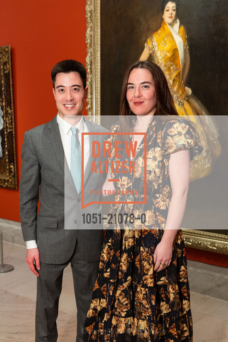 Thomas Wu, Isabella Holland, Sargent and Spain Opening Night at the Legion of Honor 2023, Legion of Honor @ 100 34th Avenue, SF, CA 94121. Legion of Honor @ 100 34th Avenue, SF, CA 94121, Photo #1051-21078-0 Thomas Wu, Isabella Holland, Photo #1051-21078-0