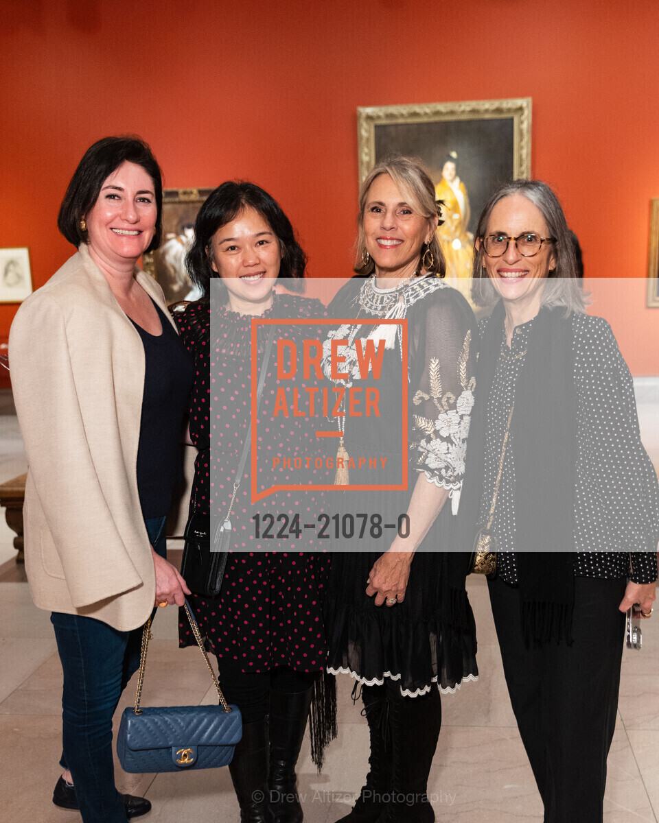 Christine McCarthy, Helen Yang, Luanne Andreotti, Megan McConnell, Sargent and Spain Opening Night at the Legion of Honor 2023, Legion of Honor @ 100 34th Avenue, SF, CA 94121. Legion of Honor @ 100 34th Avenue, SF, CA 94121, Photo #1224-21078-0 Christine McCarthy, Helen Yang, Luanne Andreotti, Megan McConnell, Photo #1224-21078-0